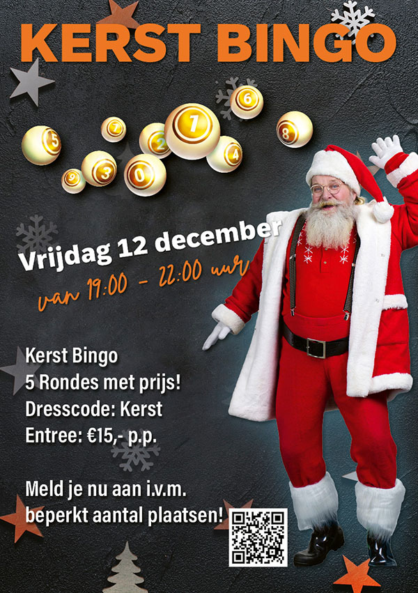 Kerst bingo 4 december 2025
